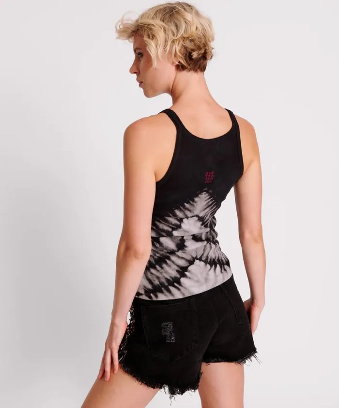 Women BLACK XRAY ONE TEASPOON RIB SINGLET One Teaspoon Tees and Tanks Women BLACK XRAY ONE TEASPOON RIB SINGLET One Teaspoon Tees and Tanks