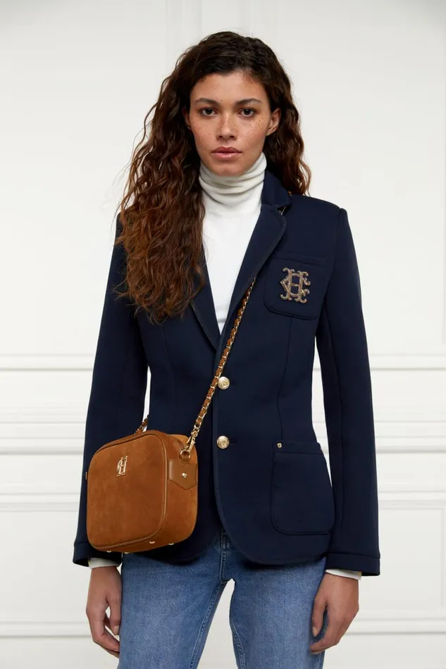 Women Blazers Holland Cooper Henley Blazer Navy Navy Women Blazers Holland Cooper Henley Blazer Navy Navy