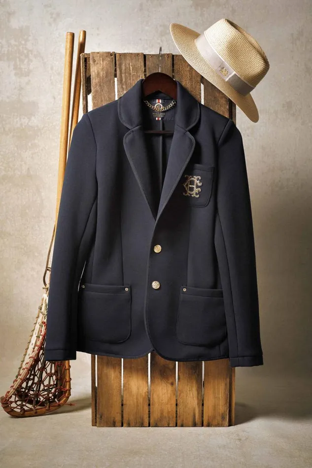 Women Blazers Holland Cooper Henley Blazer Navy Navy Women Blazers Holland Cooper Henley Blazer Navy Navy