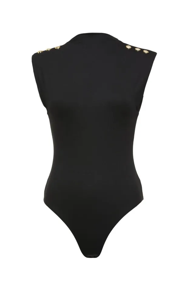 Women Bodysuits Holland Cooper Harper Bodysuit Black Women Bodysuits Holland Cooper Harper Bodysuit Black