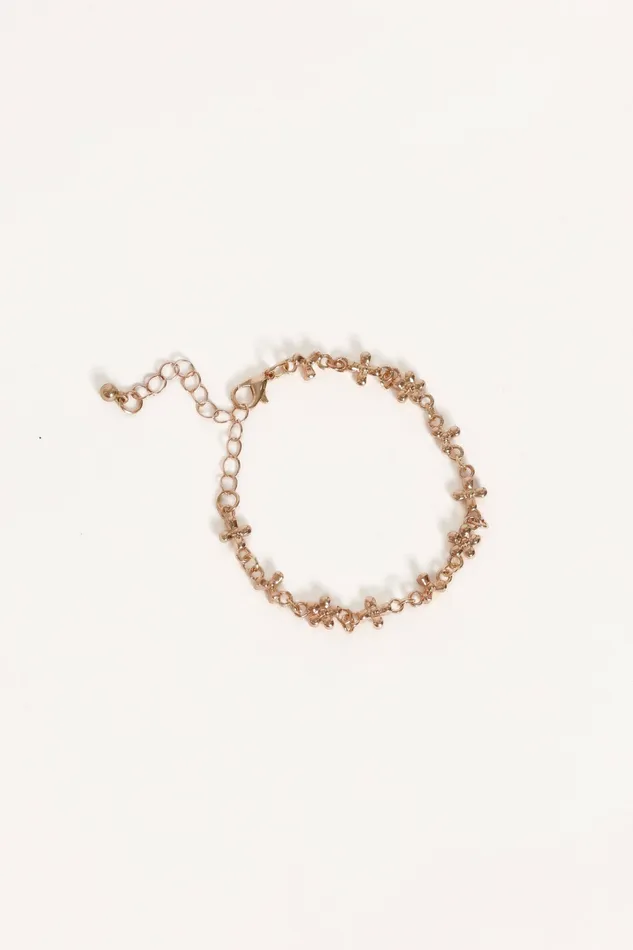 Women Bracelets Petal and Pup Hannah Flower Bracelet Gold