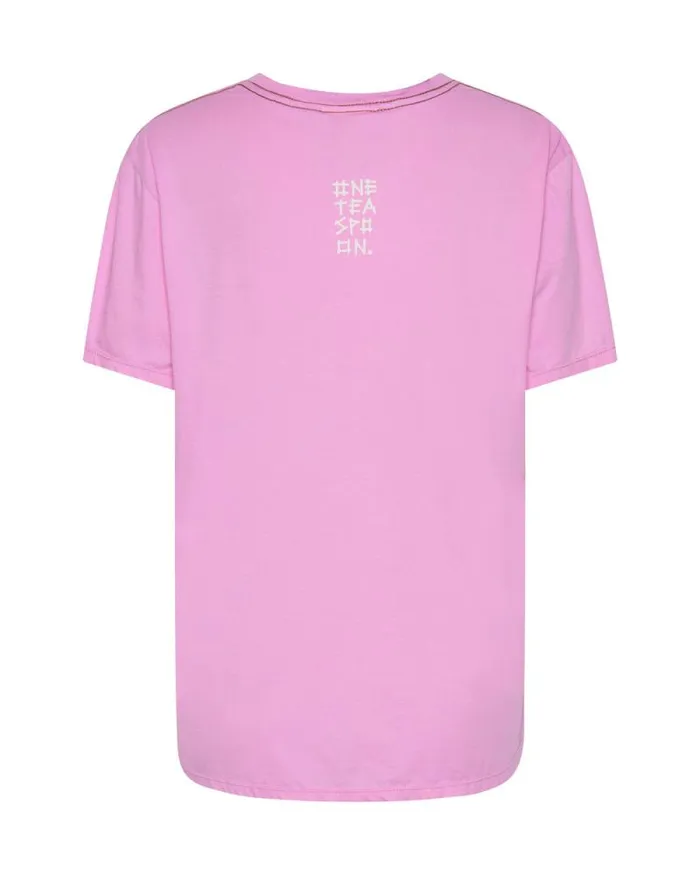 Women CANDY LOGO ORGANIC CREW TEE One Teaspoon Basic Tees