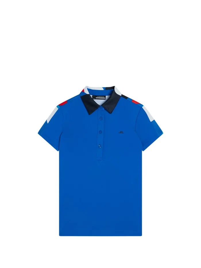 Women Cara Polo Lapis Blue JLindeberg Polo Shirts