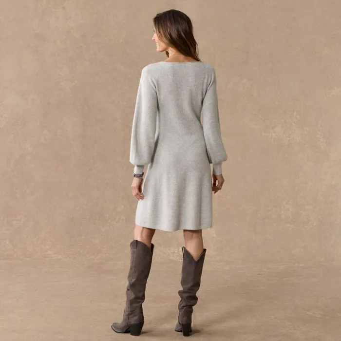 Women Caraz Cashmere Dress Petite Cloud Gray Sundance Catalog Petite Styles
