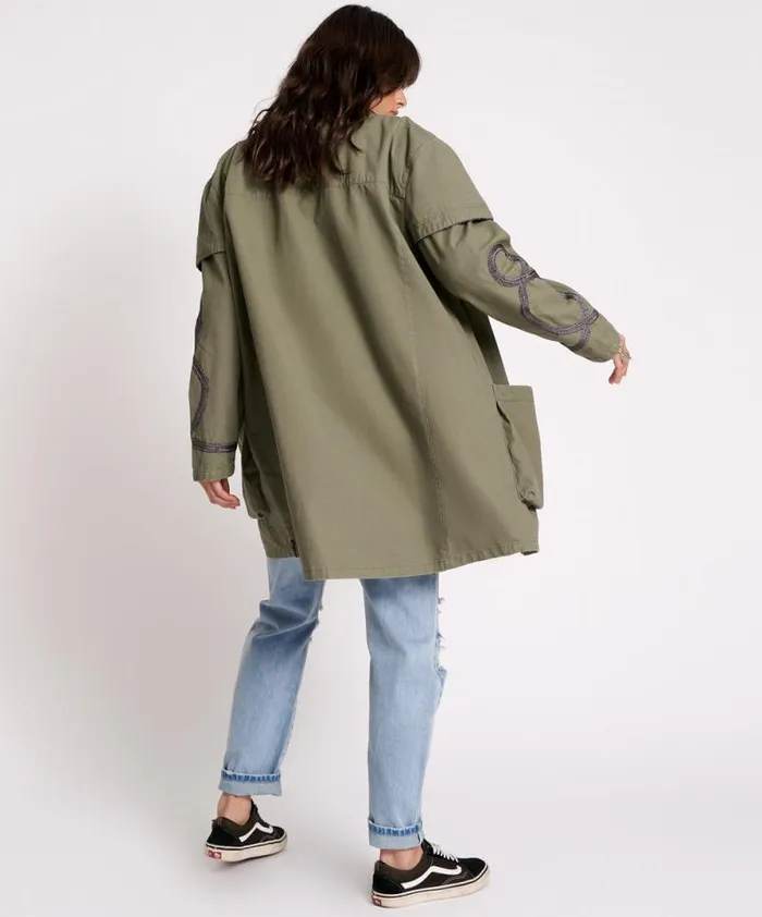 Women CARGO THROWOVER JACKET One Teaspoon Jackets Women CARGO THROWOVER JACKET One Teaspoon Jackets