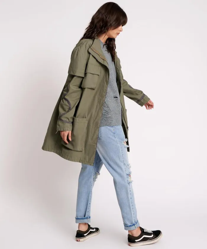 Women CARGO THROWOVER JACKET One Teaspoon Jackets Women CARGO THROWOVER JACKET One Teaspoon Jackets