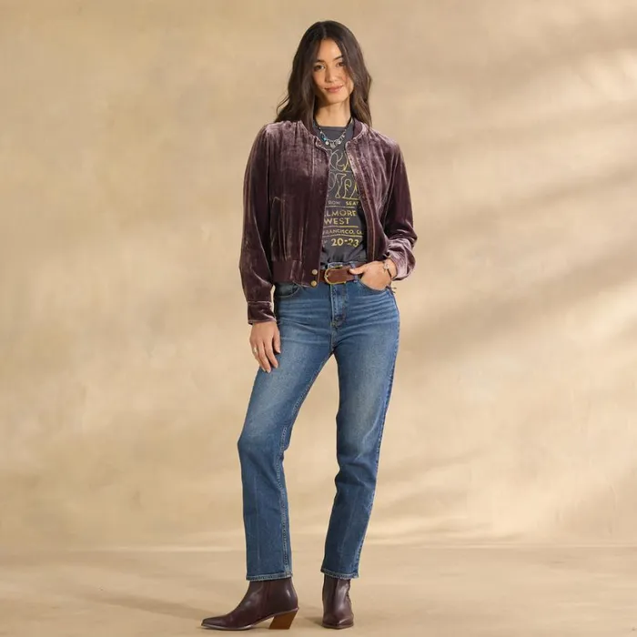 Women Carina Velvet Bomber Fudge Sundance Catalog Jackets and Coats Women Carina Velvet Bomber Fudge Sundance Catalog Jackets and Coats