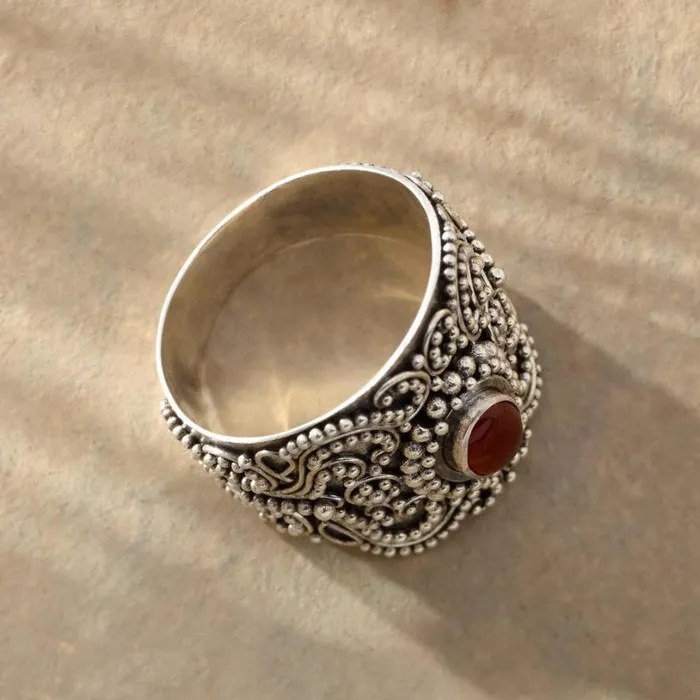 Women Carnelian Cigar Band Ring Sundance Catalog Rings Women Carnelian Cigar Band Ring Sundance Catalog Rings