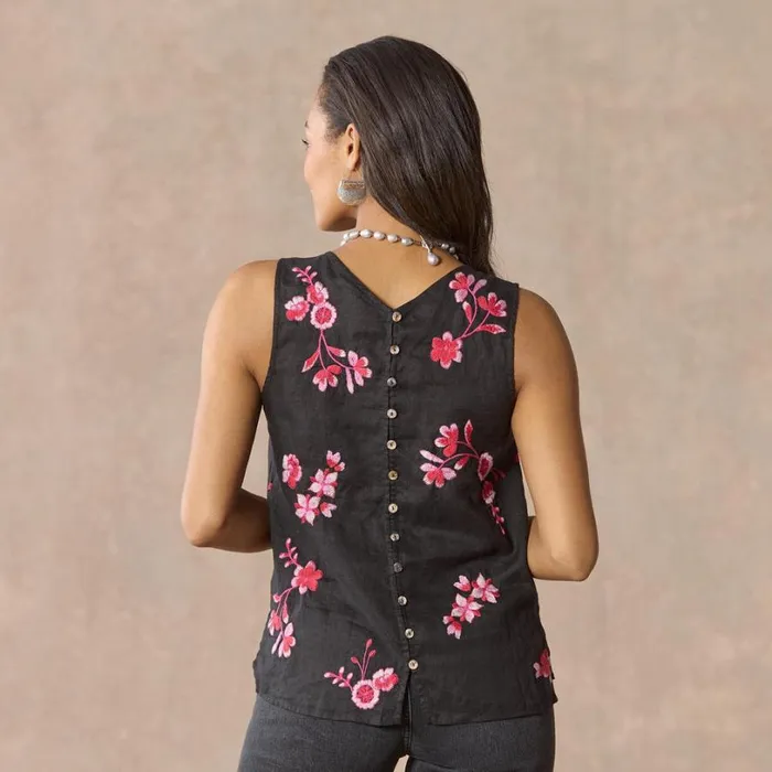Women Cassia Tank Black Sundance Catalog Tops Women Cassia Tank Black Sundance Catalog Tops