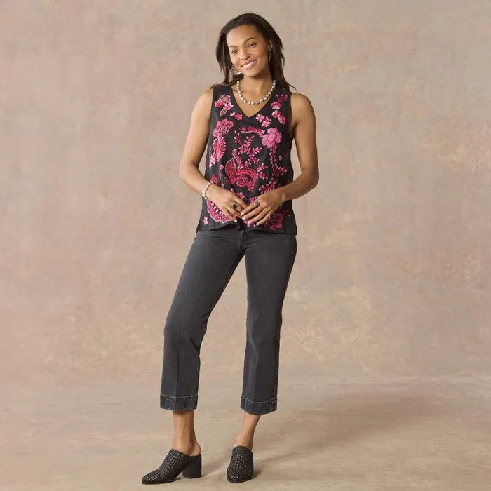 Women Cassia Tank Black Sundance Catalog Tops Women Cassia Tank Black Sundance Catalog Tops