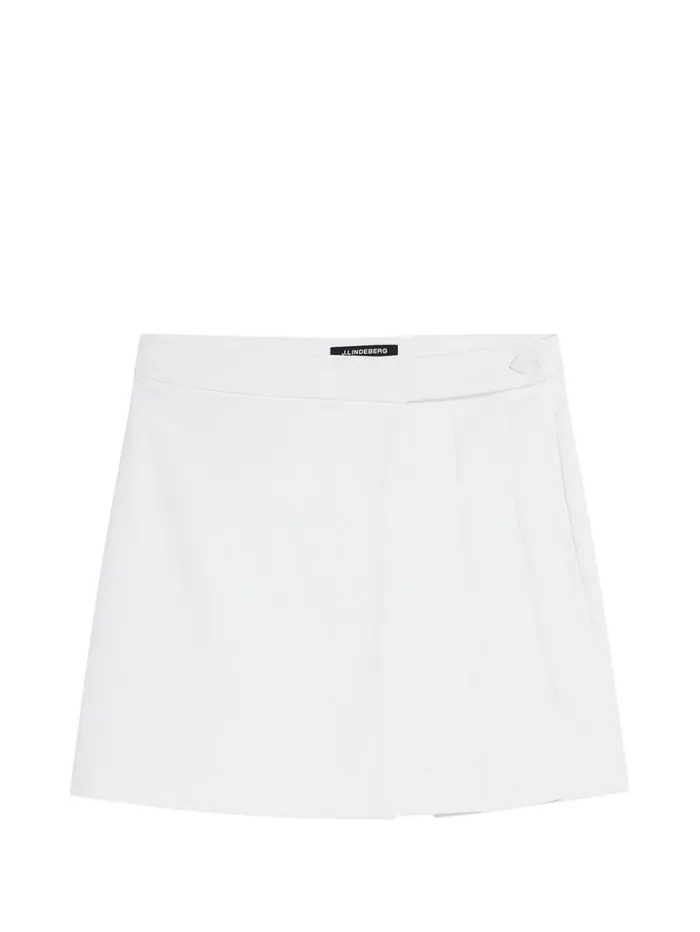 Women Cataleya Pleated Skirt White JLindeberg Skirts