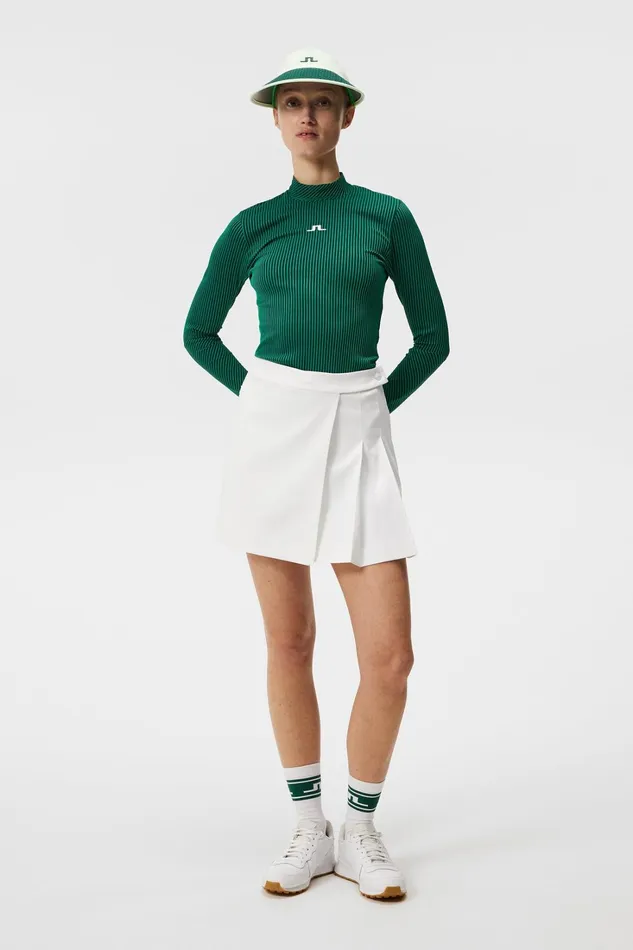 Women Cataleya Pleated Skirt White JLindeberg Skirts