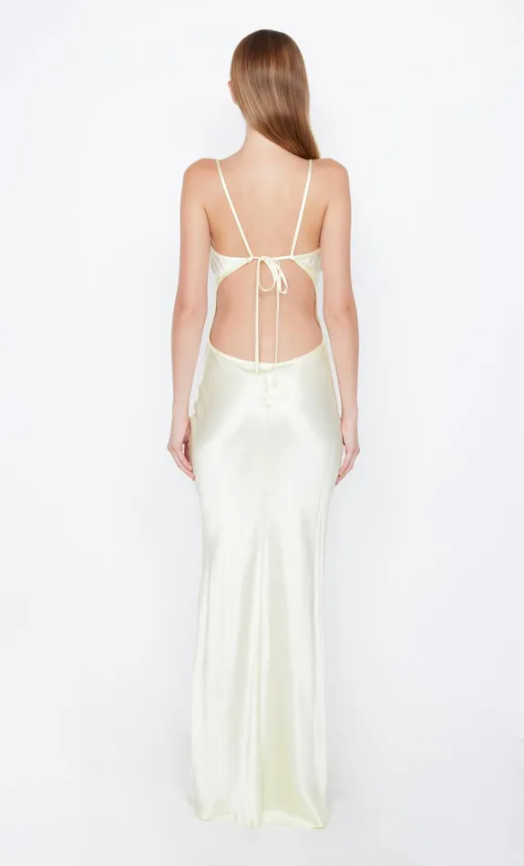 Women CEDAR CITY MAXI DRESS 8211 ICE YELLOW Bec Bridge Wedding Guest