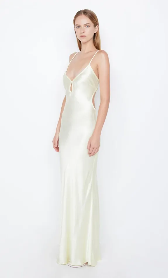 Women CEDAR CITY MAXI DRESS 8211 ICE YELLOW Bec Bridge Wedding Guest