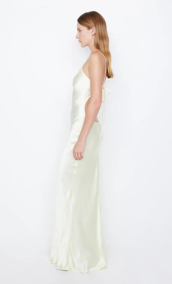 Women CEDAR CITY MAXI DRESS 8211 ICE YELLOW Bec Bridge Wedding Guest