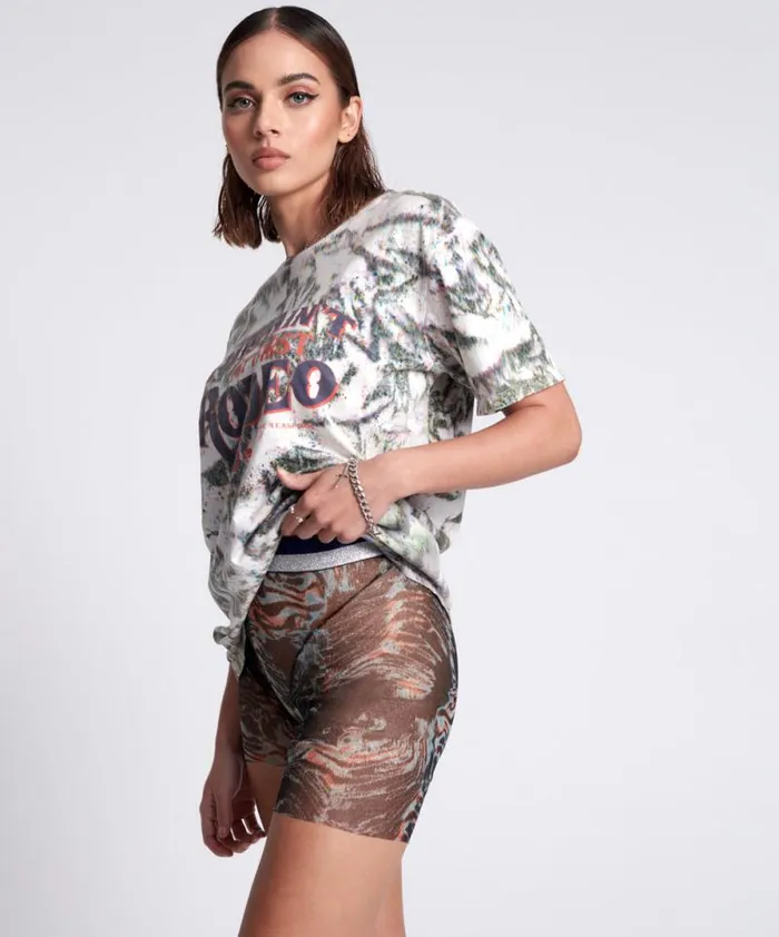 Women CHROMATIC BIKE SHORTS One Teaspoon Bottoms Women CHROMATIC BIKE SHORTS One Teaspoon Bottoms