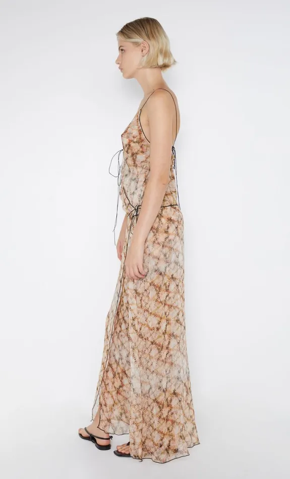 Women CIEL WRAP MAXI DRESS 8211 GEO SHIBORI Bec Bridge Prom Dresses