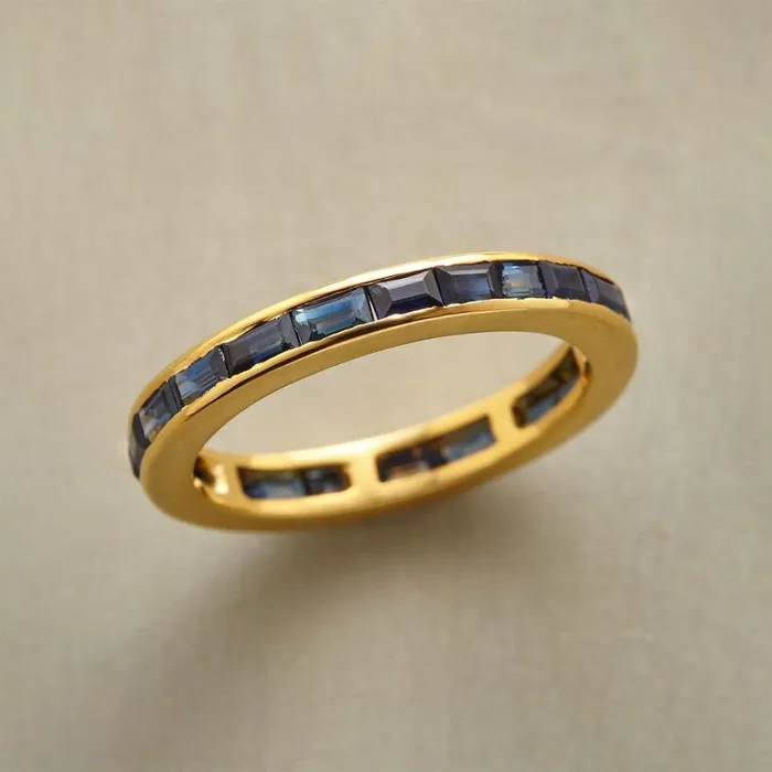 Women Circle Of Sapphires Ring Sundance Catalog Rings