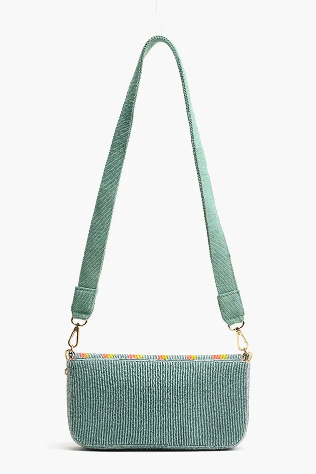 Women Color Me Crazy Beaded Shoulder Bag Shoulder Bags America and Beyond