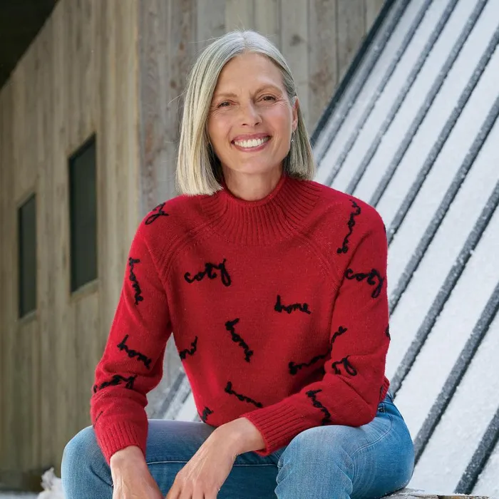 Women Cozy Hour Sweater Petite Ivory Sundance Catalog Petite Styles