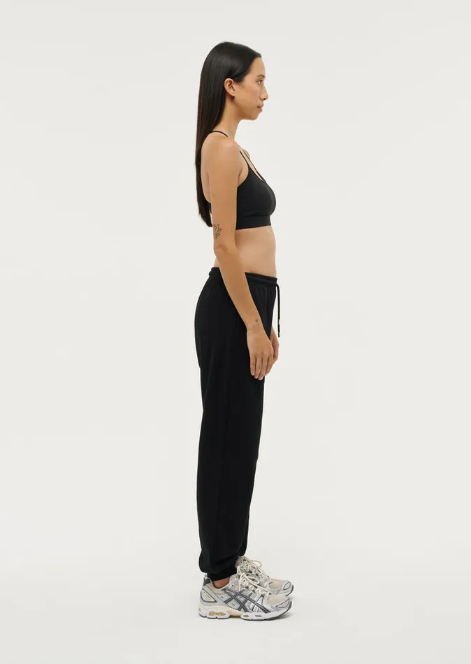 Women CUT SHOT TRACKPANT IN BLACK Pants PE Nation