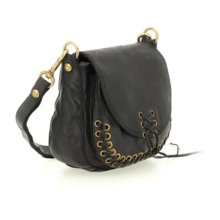 Women Dalia Black Campomaggi Crossbody Bags Women Dalia Black Campomaggi Crossbody Bags