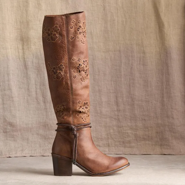 Women Dawn Rider Boots Dark Brown Sundance Catalog Boots