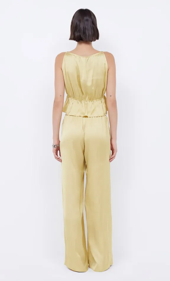 Women DELPHI GATHERED TOP 8211 CITRUS Bec Bridge Cropped