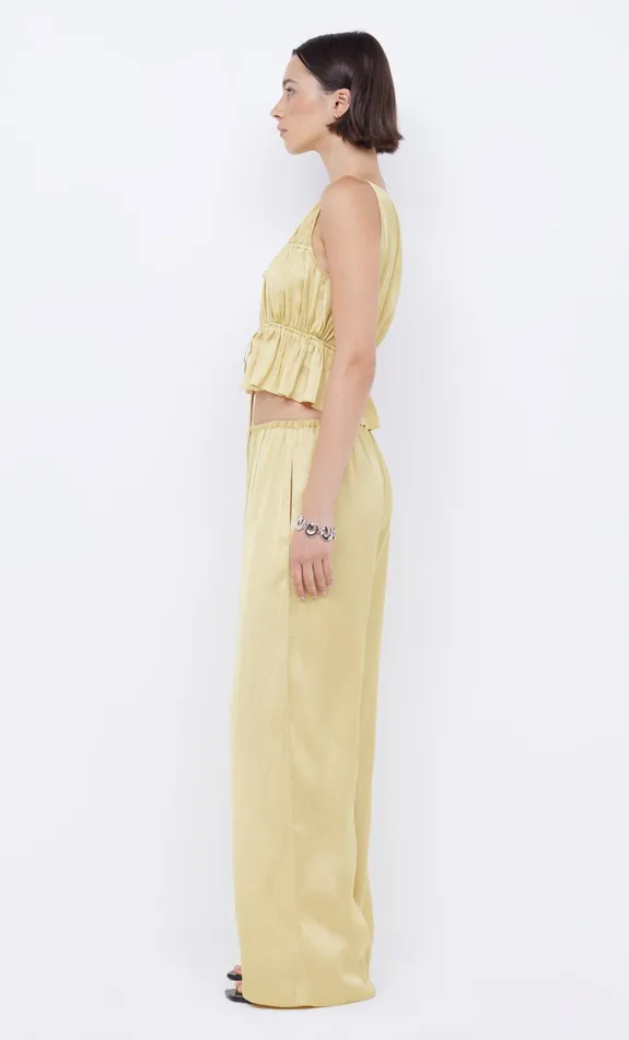Women DELPHI GATHERED TOP 8211 CITRUS Bec Bridge Cropped