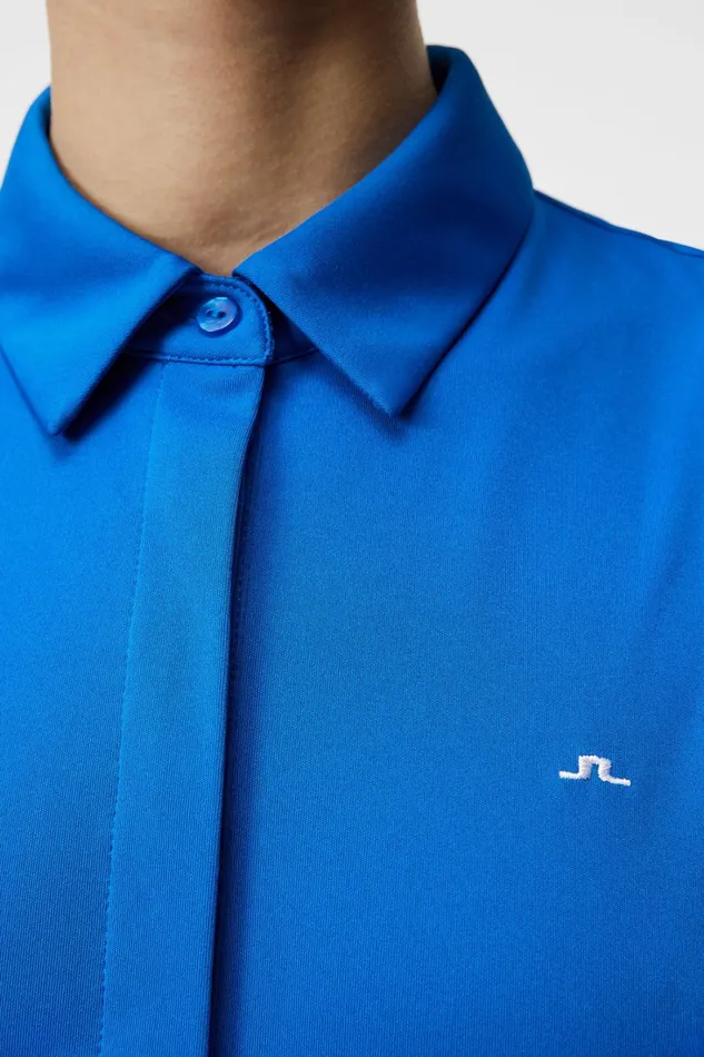 Women Dena Sleeveless Top Lapis Blue JLindeberg Polo Shirts Women Dena Sleeveless Top Lapis Blue JLindeberg Polo Shirts