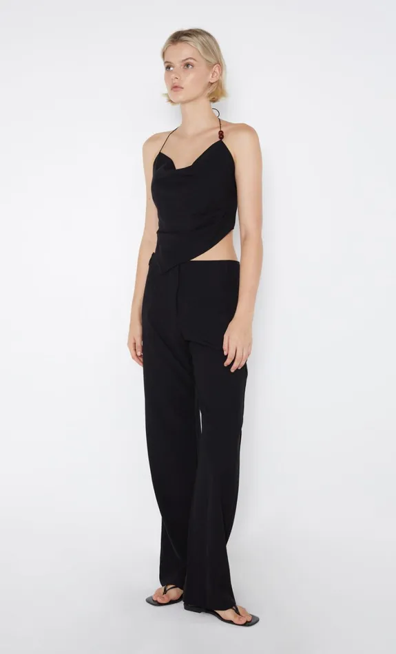 Women DESIREE STRAIGHT LEG PANT 8211 BLACK Bec Bridge Shorts Pants