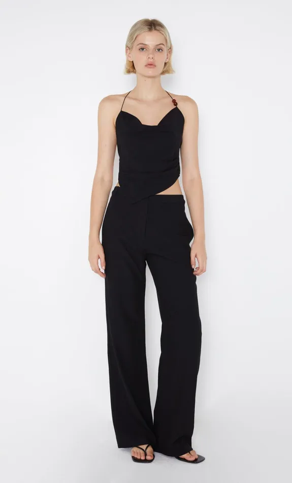 Women DESIREE STRAIGHT LEG PANT 8211 BLACK Bec Bridge Shorts Pants