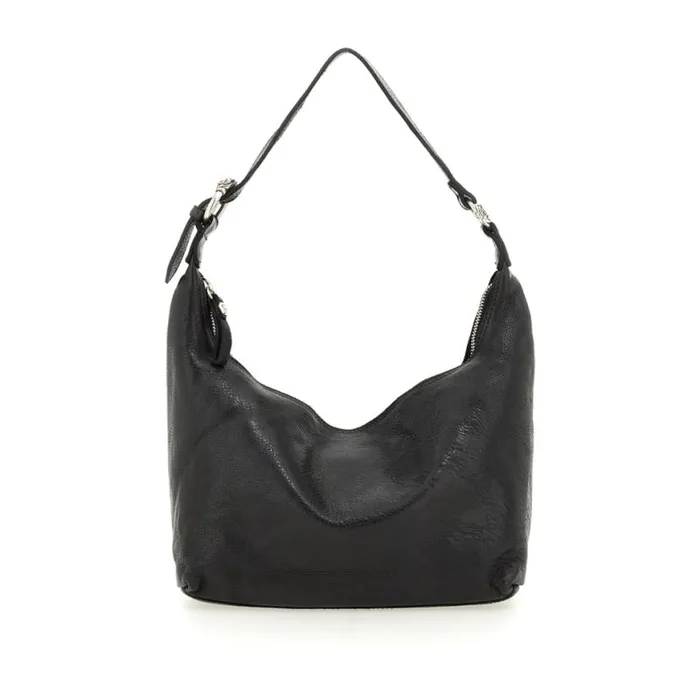 Women Diana Black Campomaggi ShoulderHobo Bag