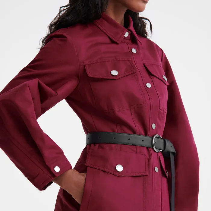 Women Dress Beetroot Dresses and Skirts Longchamp