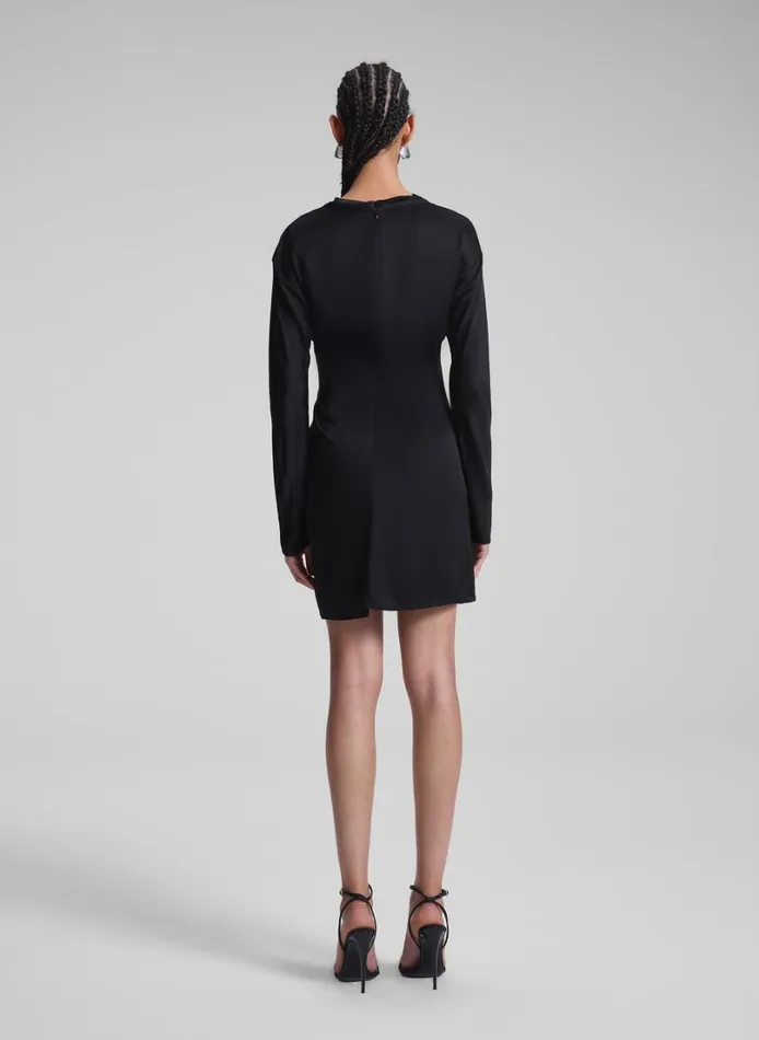 Women Dresses ALC Georgia Satin Mini Dress Black