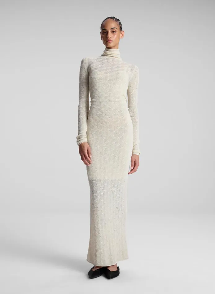 Women Dresses ALC Jayce Alpaca Maxi Dress Cream