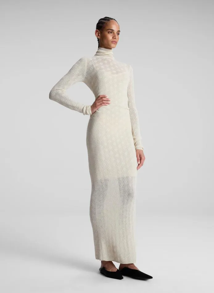 Women Dresses ALC Jayce Alpaca Maxi Dress Cream