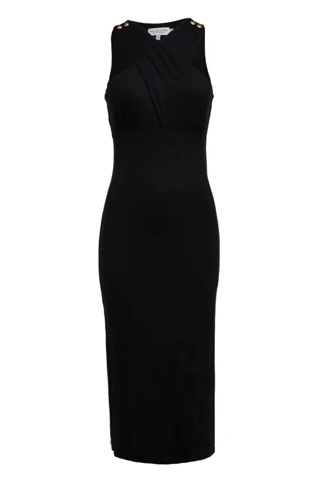 Women Dresses Holland Cooper Mayfair Midi Dress Black