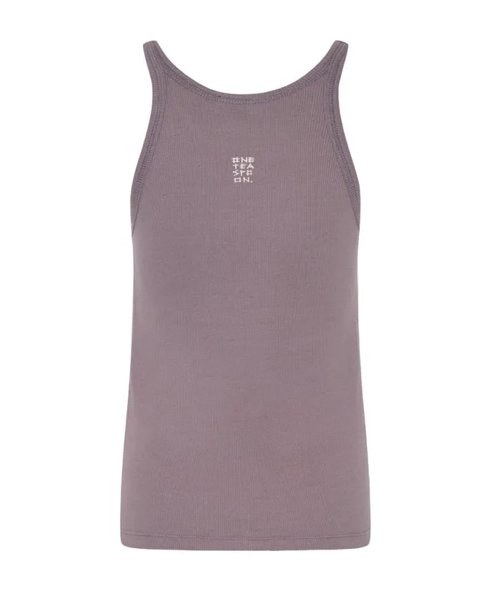 Women DUSKY ONE TEASPOON LOGO SINGLET One Teaspoon Tees and Tanks Women DUSKY ONE TEASPOON LOGO SINGLET One Teaspoon Tees and Tanks
