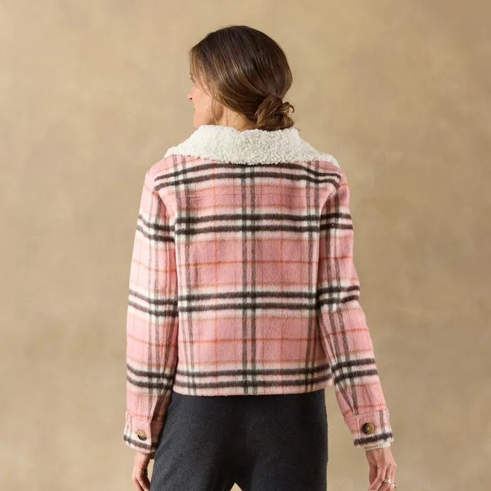 Women Edith Plaid Jacket Pink Sundance Catalog Jackets and Coats Women Edith Plaid Jacket Pink Sundance Catalog Jackets and Coats
