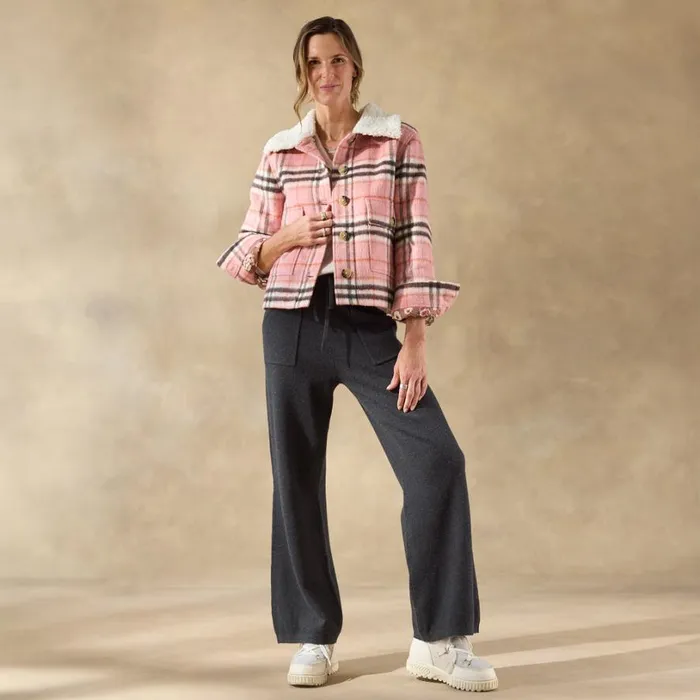 Women Edith Plaid Jacket Pink Sundance Catalog Jackets and Coats Women Edith Plaid Jacket Pink Sundance Catalog Jackets and Coats