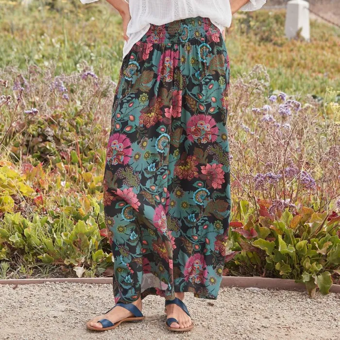 Women Edo Floral Pants Floral Sundance Catalog Pants and Shorts