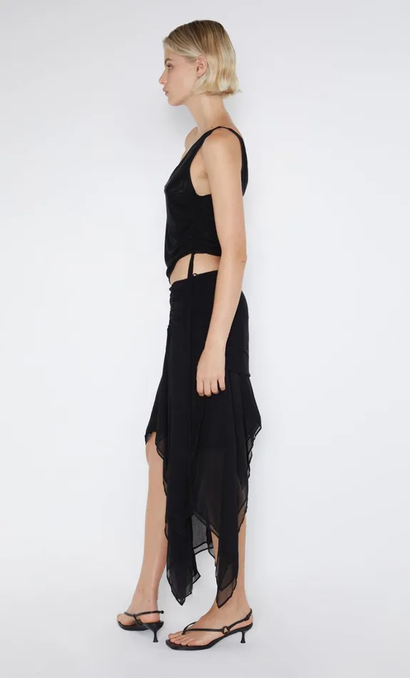 Women ELIZETTE ASYM TANK 8211 BLACK Bec Bridge Sleeveless