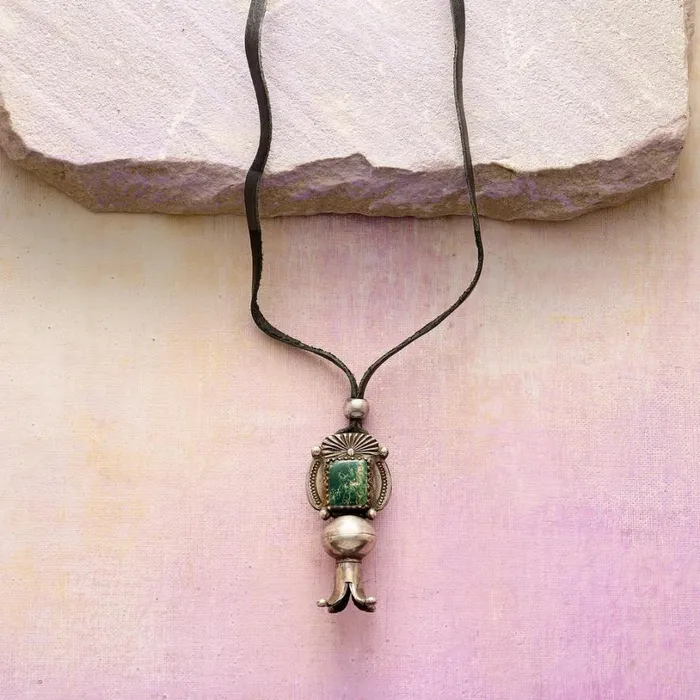 Women Emerald Valley Squash Blossom Necklace Sundance Catalog Necklaces
