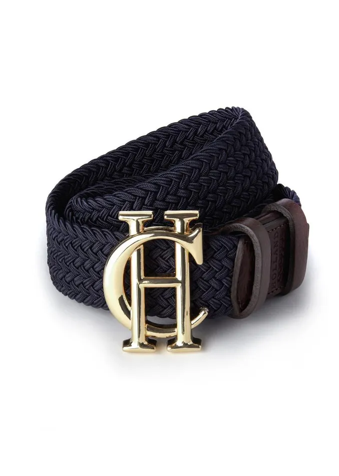 WomenEquestrian Belts Holland Cooper HC Heritage Belt Ink Navy