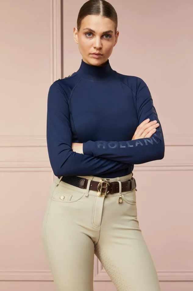 WomenEquestrian Belts Holland Cooper HC Heritage Belt Ink Navy WomenEquestrian Belts Holland Cooper HC Heritage Belt Ink Navy