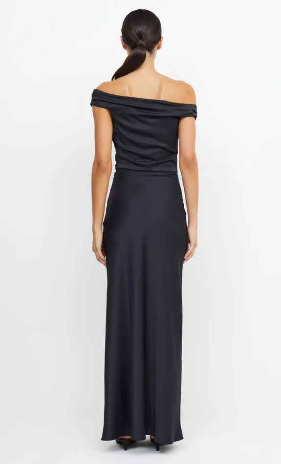 Women ETERNITY OFF SHOULDER MAXI 8211 BLACK Bec Bridge Bridesmaid Dresses