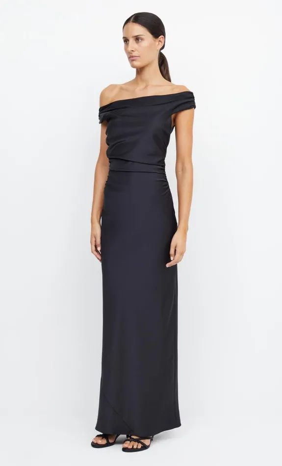 Women ETERNITY OFF SHOULDER MAXI 8211 BLACK Bec Bridge Bridesmaid Dresses