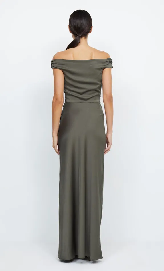 Women ETERNITY OFF SHOULDER MAXI 8211 DARK WILLOW Bec Bridge Bridesmaid Dresses