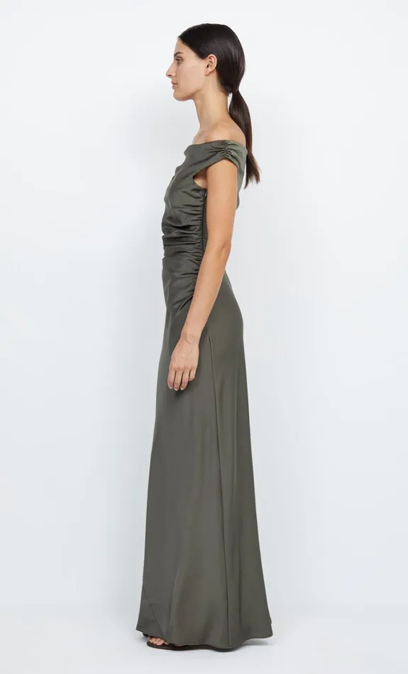 Women ETERNITY OFF SHOULDER MAXI 8211 DARK WILLOW Bec Bridge Bridesmaid Dresses